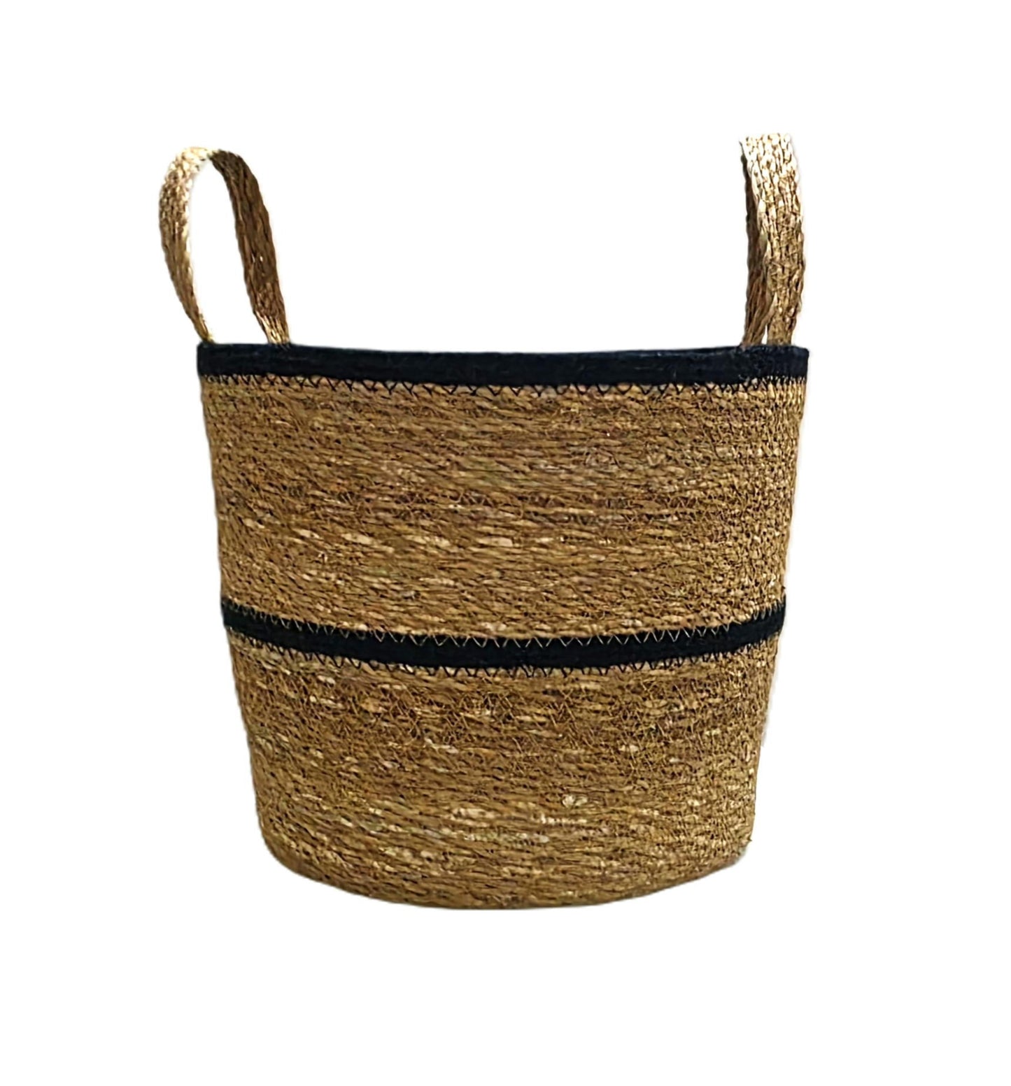 Eco-Friendly Seagrass & Jute Storage Basket