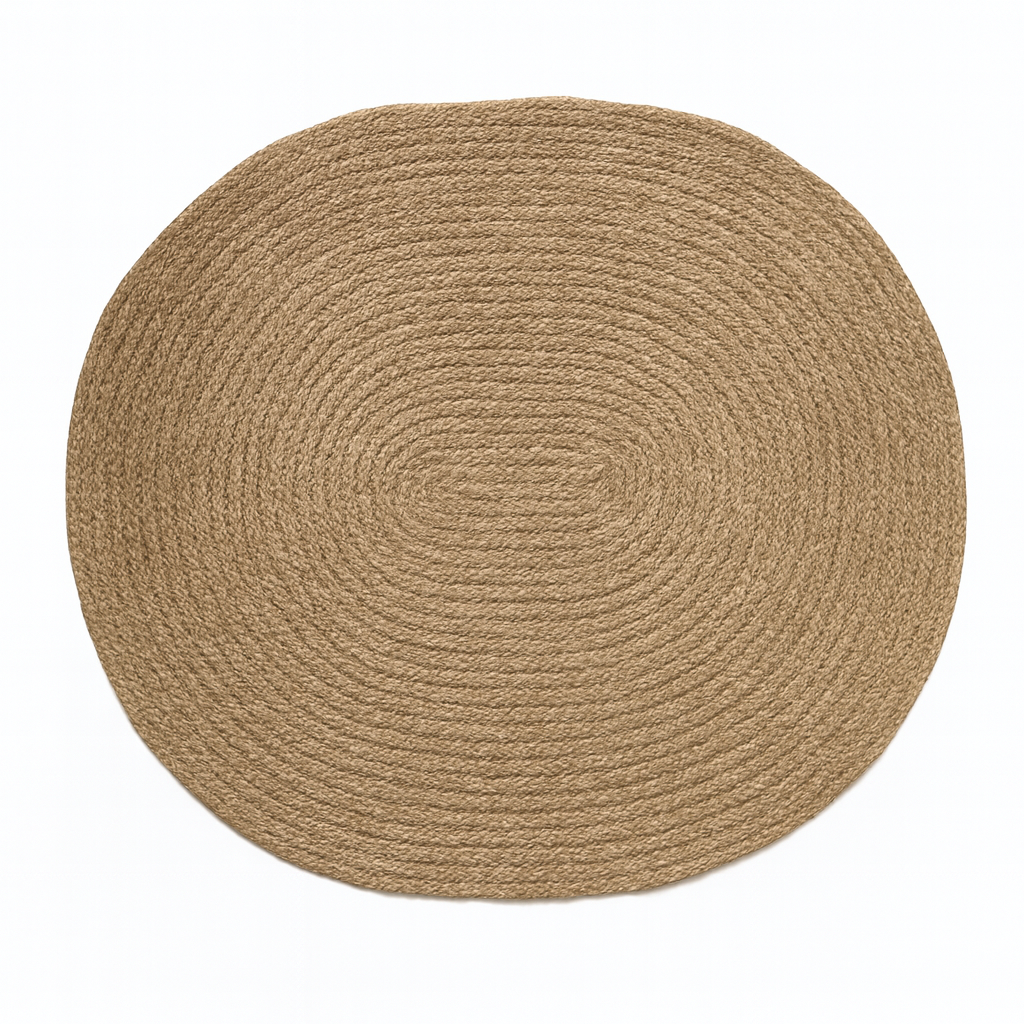 Handwoven Jute Placemats – Natural Dining Table Decor (Set of 4)