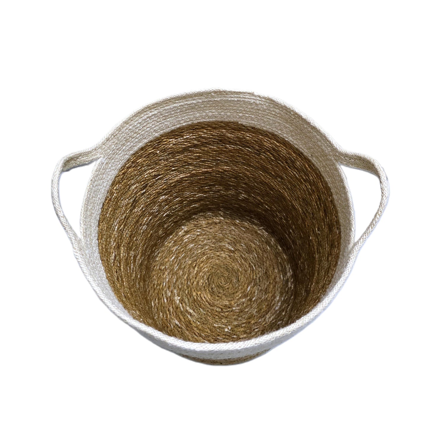 Handwoven Sea-Grass Planter Basket – Natural Charm with Protection(Set Of 3)