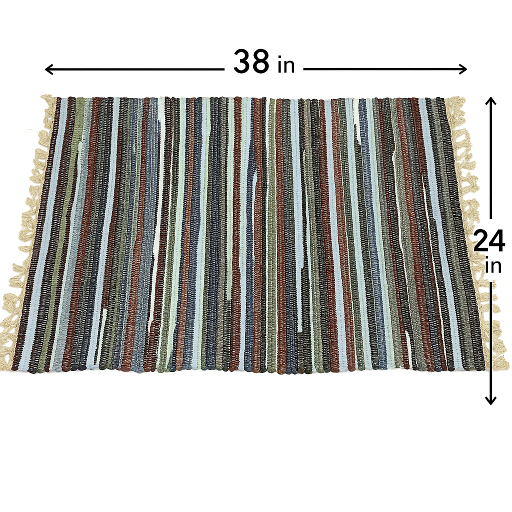 Artisan Woven Jute Rug – Sustainable Home Accent